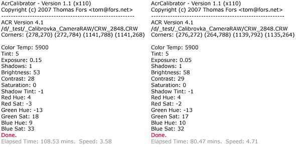 AcrCalibrator