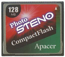 Использование Apacer Photo Steno CompactFlash Card, фото 2