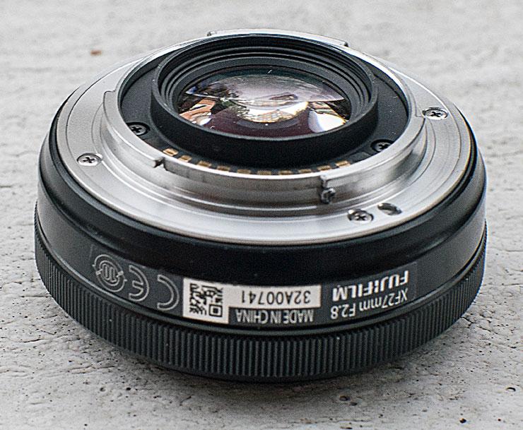 Стыковочный узел X-байонета Fujinon XF 27mm F2,8 Объектив Fujinon XF 27mm F2,8 для камер Fujifilm с матрицами APS-C:, фото 3