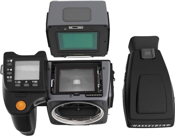 Классическая компоновка цифрового Hasselblad, от которой у беззеркальной модели осталась только «коробка», да и та превратилась в «пачку» Среднеформатная цифровая беззеркальная камера Hasselblad X1D-50С:, фото 4