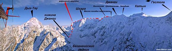 панорамы района Безенги
