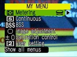 MY MENU