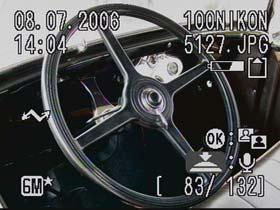 Nikon COOLPIX S4, Меню