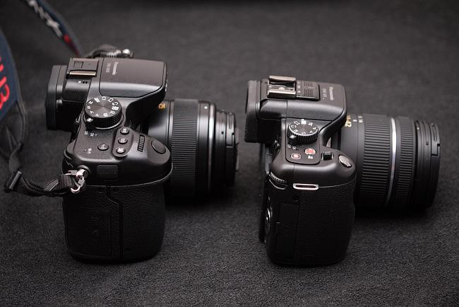 Panasonic GH3 в сравнении с Panasonic G5 Panasonic Lumix DMC-GH3:, фото 3