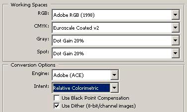 Управление цветом в Photoshop