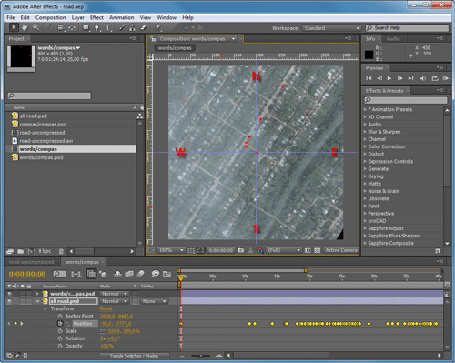 Анимация в Adobe After Effects и карта Google, фото 19