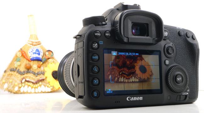 Видеосъемка фотоаппаратом Canon EOS 7D Mark II