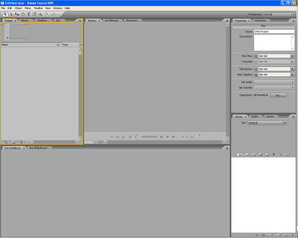 Adobe Encore DVD 2.0. Практический урок. Часть 1, фото 3