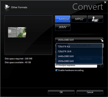 CyberLink MediaShow Espresso, NVIDIA CUDA и ATI Stream, фото 8