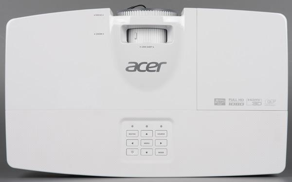 DLP-проектор Acer V7500, вид сверху DLP-проектор Acer V7500, вид сверху