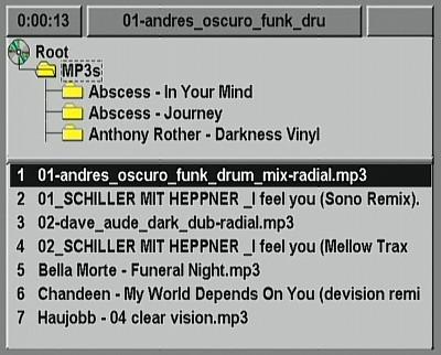 MP3 navigation