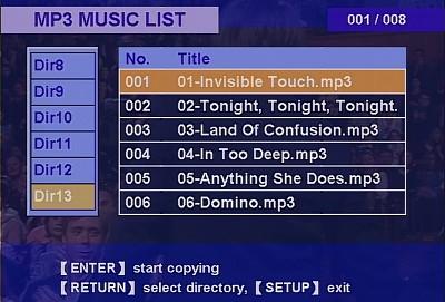 Mp3 copying