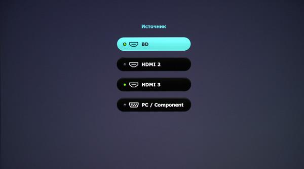 DLP-проектор BenQ CH100, меню DLP-проектор BenQ CH100, меню