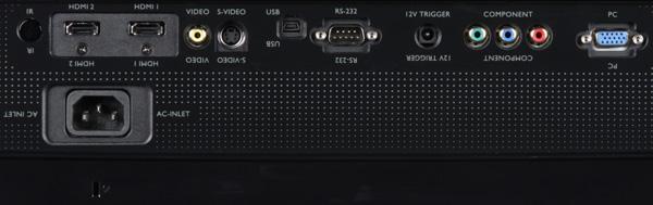 Проектор BenQ W7000, интерфейсы Проектор BenQ W7000, интерфейсы