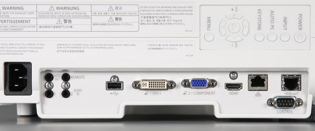 Проектор Canon Xeed WUX450ST, интерфейсы