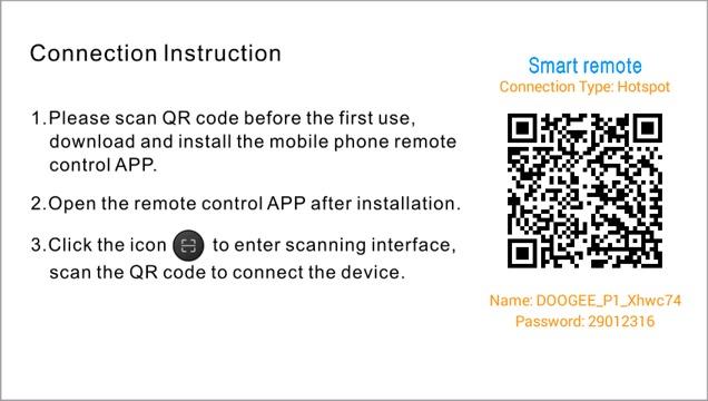 DLP-проектор Doogee Smart Cube P1, меню DLP-проектор Doogee Smart Cube P1, меню