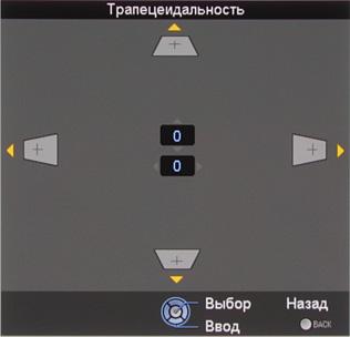Проектор Dreamvision Inti 2, меню Проектор Dreamvision Inti 2, меню