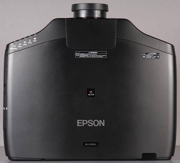 Проектор Epson EB-G7905U, вид сверху Проектор Epson EB-G7905U, вид сверху
