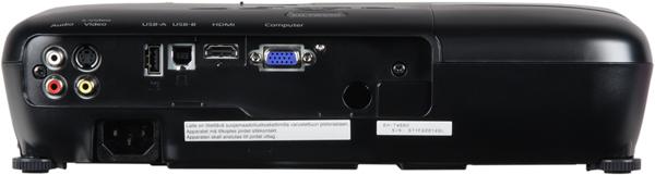 Проектор Epson EH-TW550, задняя поверхность Проектор Epson EH-TW550, задняя поверхность