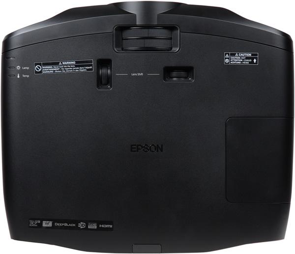 Проектор Epson EH-TW9100, верхняя панель