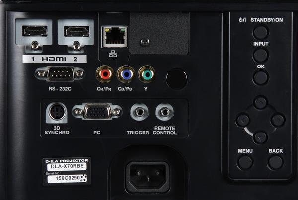 Проектор JVC DLA-X70RB, интерфейсы Проектор JVC DLA-X70RB, интерфейсы