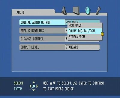 Setup, audio