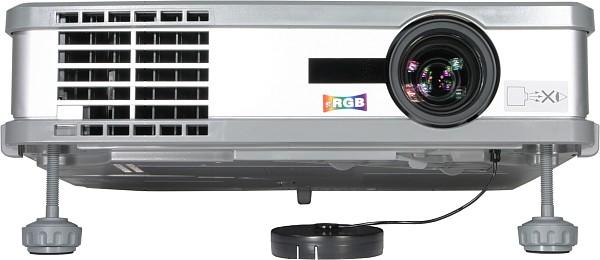 Projector, front view