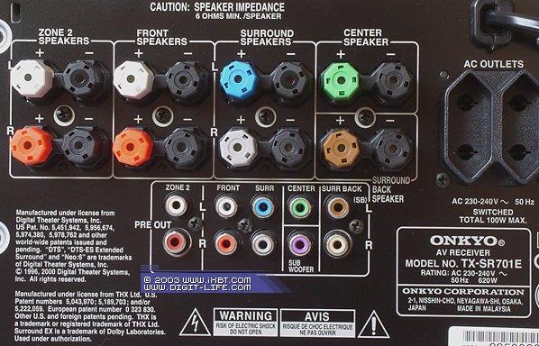 Onkyo TX-SR 701E, фото 7