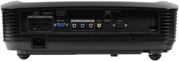 Проектор Optoma HD300X, задняя поверхность