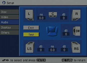 Setup, audio