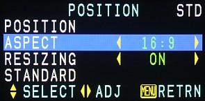 Menu, POSITION