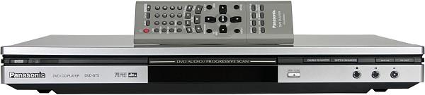 Player & remote control, front view