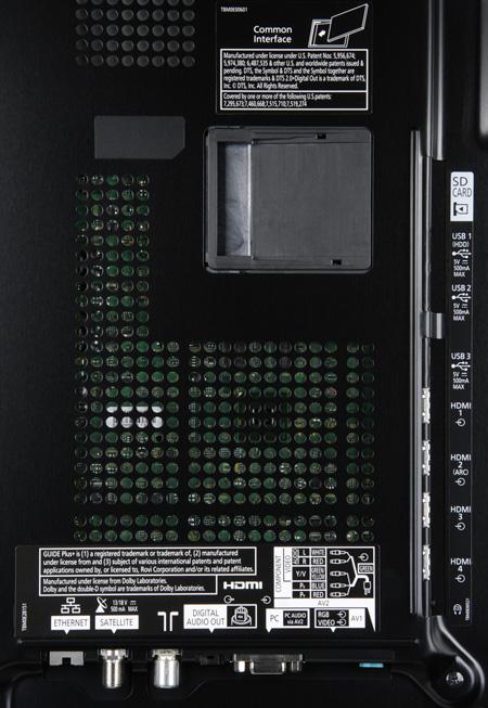ЖК-телевизор Panasonic VIERA TX-LR42DT50, разъемы ЖК-телевизор Panasonic VIERA TX-LR42DT50, разъемы