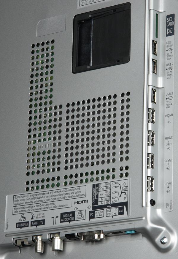 ЖК-телевизор Panasonic VIERA TX-LR47WT50, разъемы ЖК-телевизор Panasonic VIERA TX-LR47WT50, разъемы