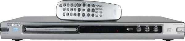 Player & remote control, front view