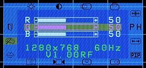 menu, color temperature