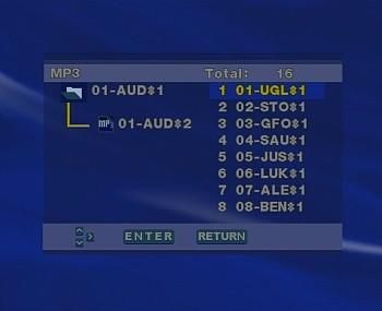 MP3 navigation