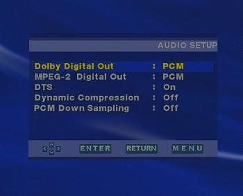 Setup, audio