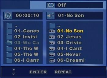 MP3 navigation