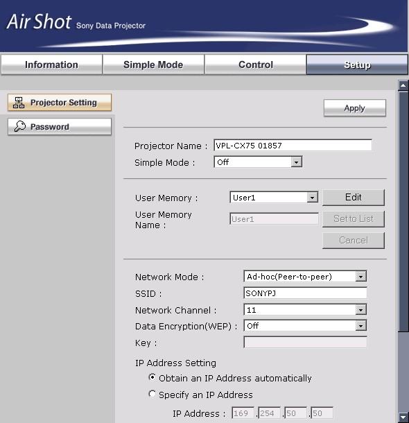 Web Air Shot