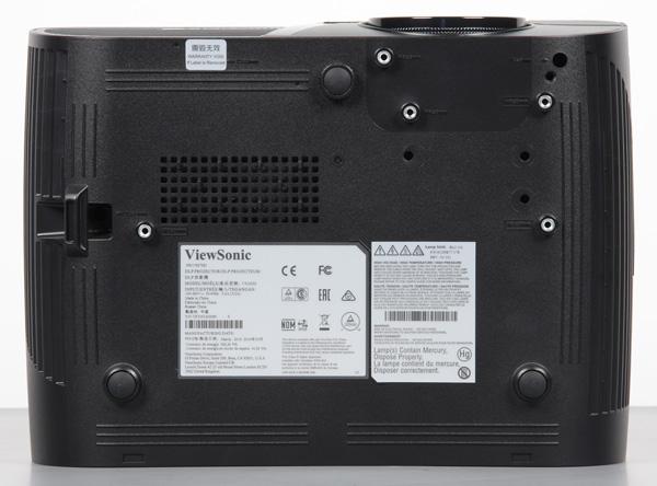 DLP-проектор ViewSonic Pro7827HD, вид снизу DLP-проектор ViewSonic Pro7827HD, вид снизу