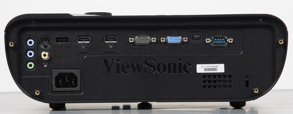 DLP-проектор ViewSonic Pro7827HD, вид сзади DLP-проектор ViewSonic Pro7827HD, вид сзади