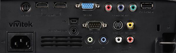Проектор Vivitek H1185HD, интерфейсы Проектор Vivitek H1185HD, интерфейсы
