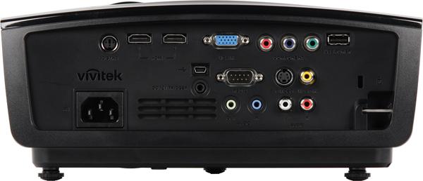 Проектор Vivitek H1185HD, задняя поверхность Проектор Vivitek H1185HD, задняя поверхность