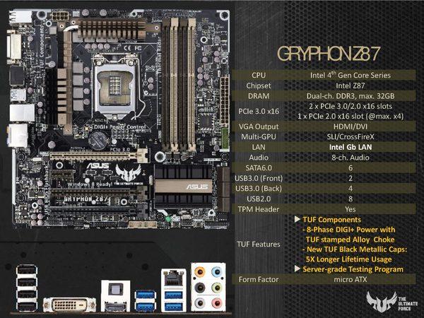 ASUS Gryphon Z87 ASUS Gryphon Z87