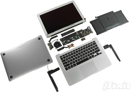 Компоненты новых MacBook Air