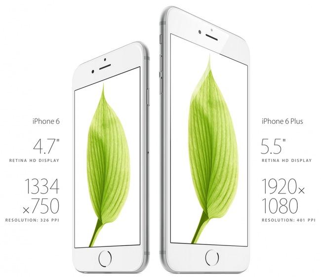 Экраны iPhone 6 и iPhone 6+:, фото 2