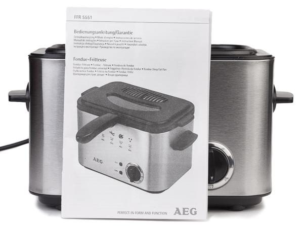 фритюрница-фондюшница AEG FFR 5551
