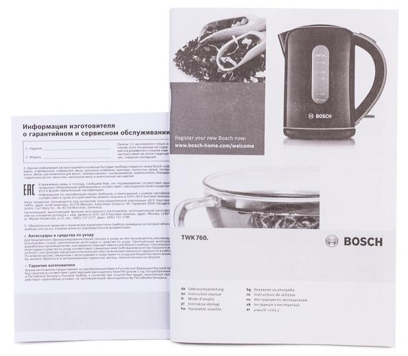 электрический чайник Bosch TWK7607