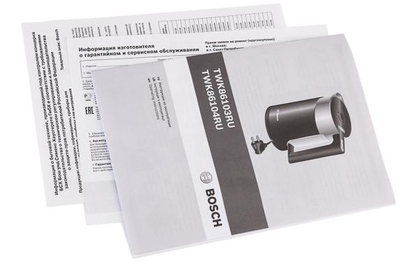 чайник с регулировкой температуры Bosch TWK 86103
